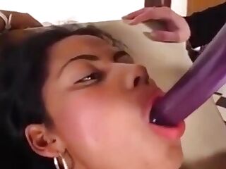 Mistress Pumps Youthfull Black Gals Coochie Until She Reached An Orgasm And Got Indeed We